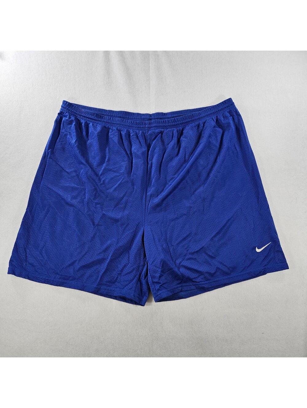 Nike Blue athletic training shorts made from breathable mesh fabric